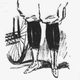 Drawing of lady's legs in bikewear